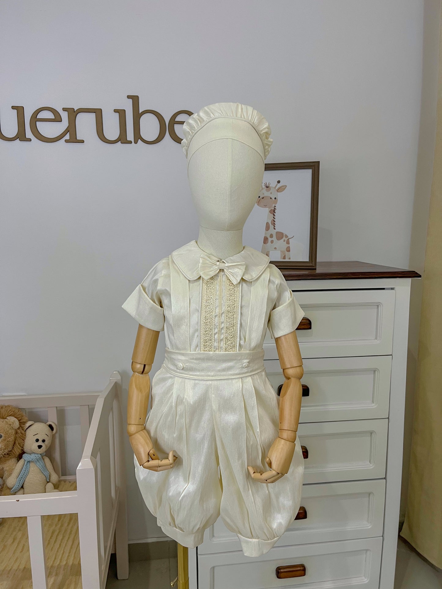 Ropón Bombacho 165 Bautizo Niño Bebe