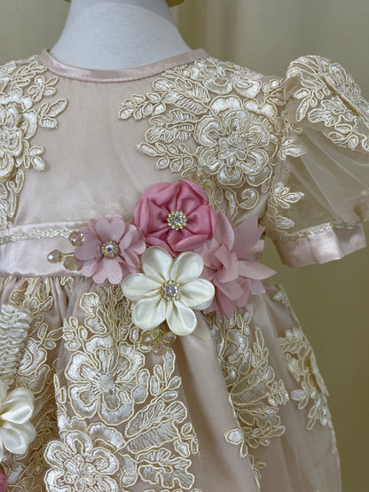 Vestido Batita Ropon 18 Niña Bebe