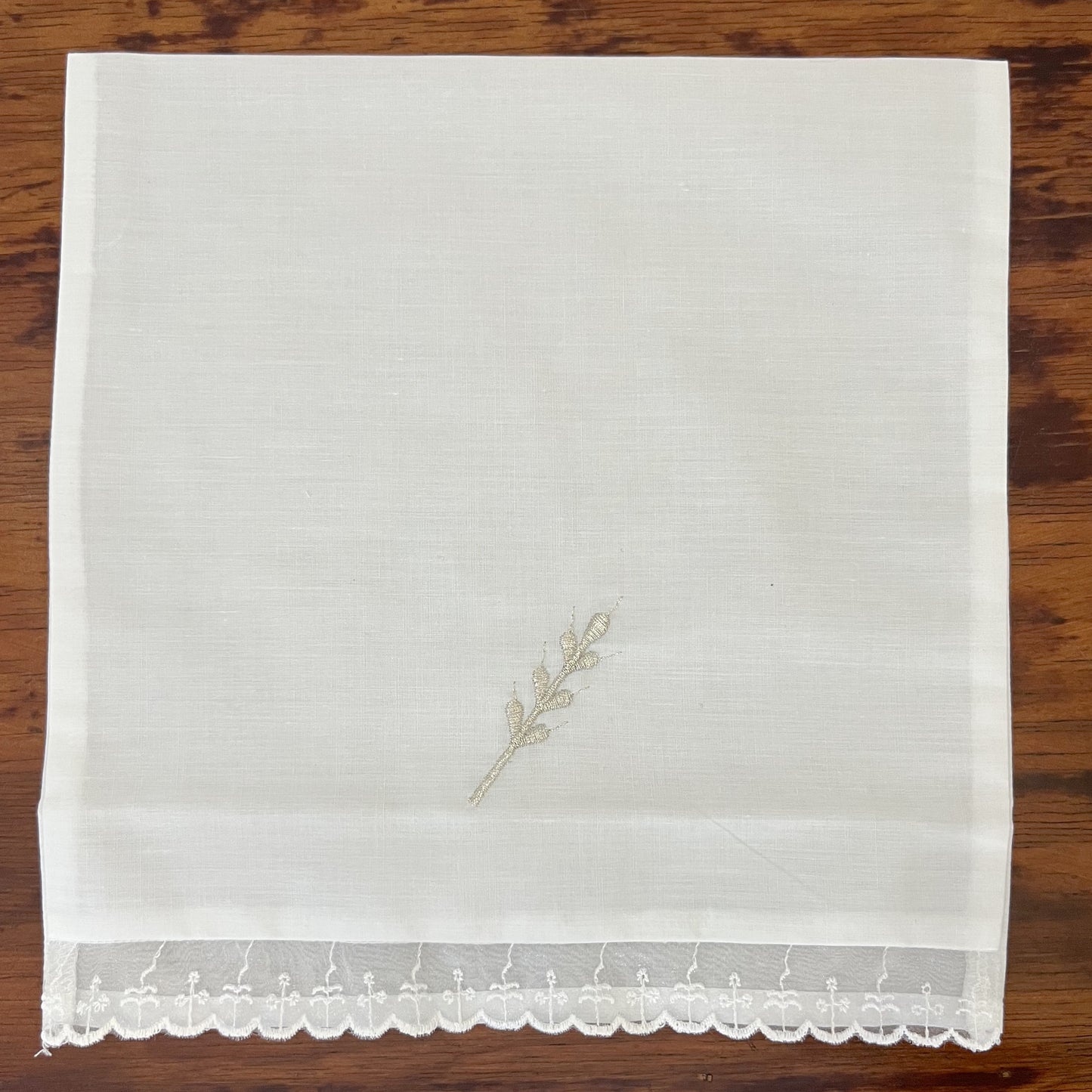 Sabana Bordada con Funda Bautizo Bebe