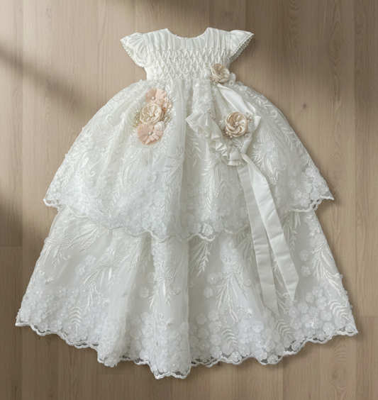 Ropon Desmontable 355 + Kit Bautizo Niña Bebe