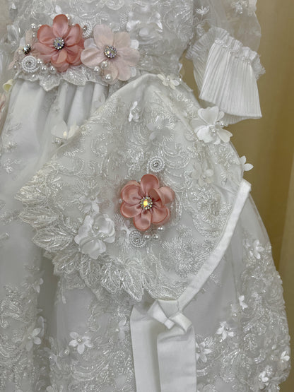 Ropon Desmontable 360 + Kit Bautizo Niña Bebe