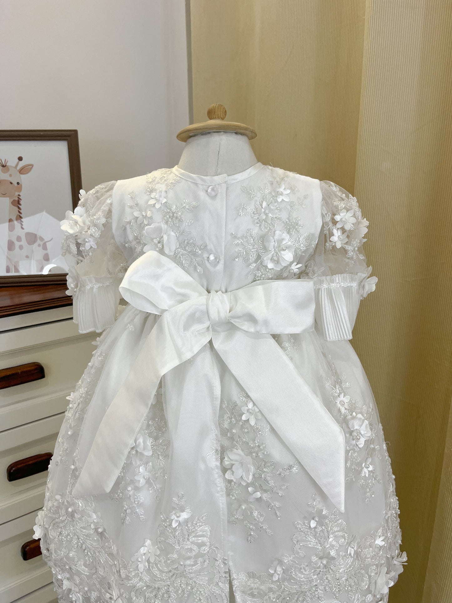 Ropon Desmontable 360 + Kit Bautizo Niña Bebe