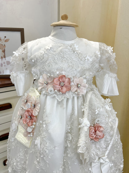 Ropon Desmontable 360 + Kit Bautizo Niña Bebe