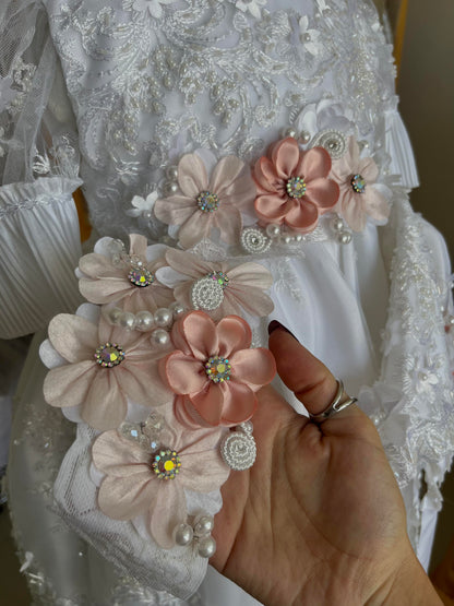 Ropon Desmontable 360 + Kit Bautizo Niña Bebe