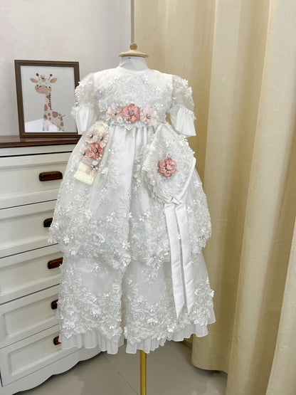 Ropon Desmontable 360 + Kit Bautizo Niña Bebe