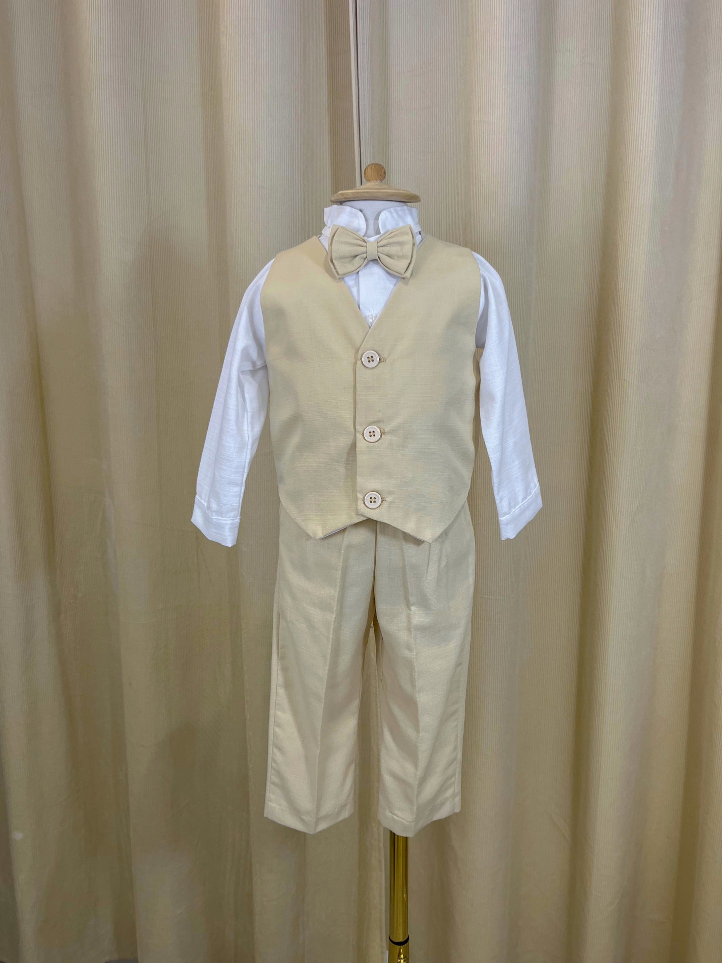 Conjunto Traje Formal con Chaleco y Tirantes 521 Niño bebe