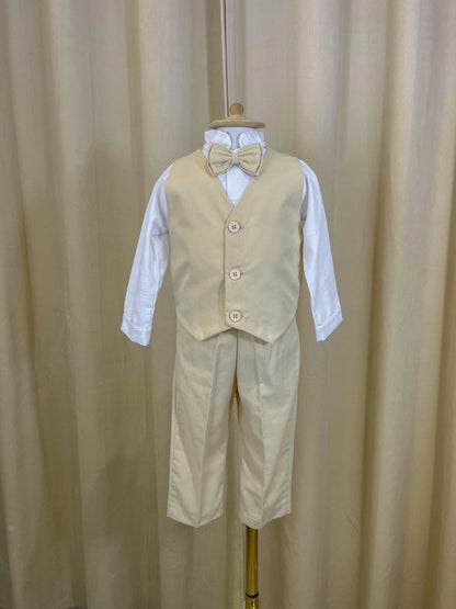 Conjunto Traje Formal con Chaleco y Tirantes 521 Niño bebe