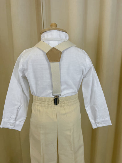 Conjunto Traje Formal con Chaleco y Tirantes 521 Niño bebe
