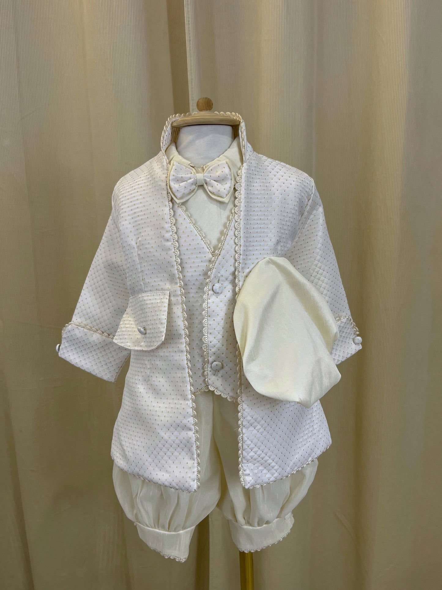 Ropón Bombacho 510 Principe Bautizo Niño Bebe