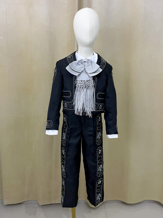 Traje Charro Mariachi Tafetan Caballo Niño Bebe