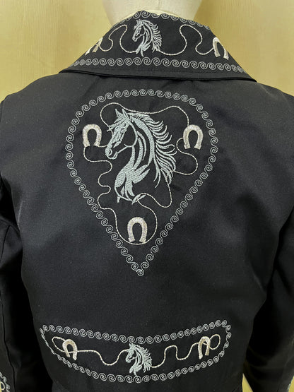 Traje Charro Mariachi Tafetan Caballo Niño Bebe