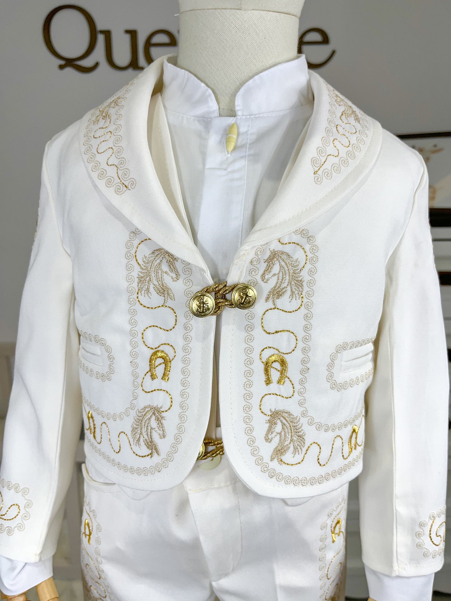 Traje Charro Mariachi Tafetan Caballo Niño Bebe