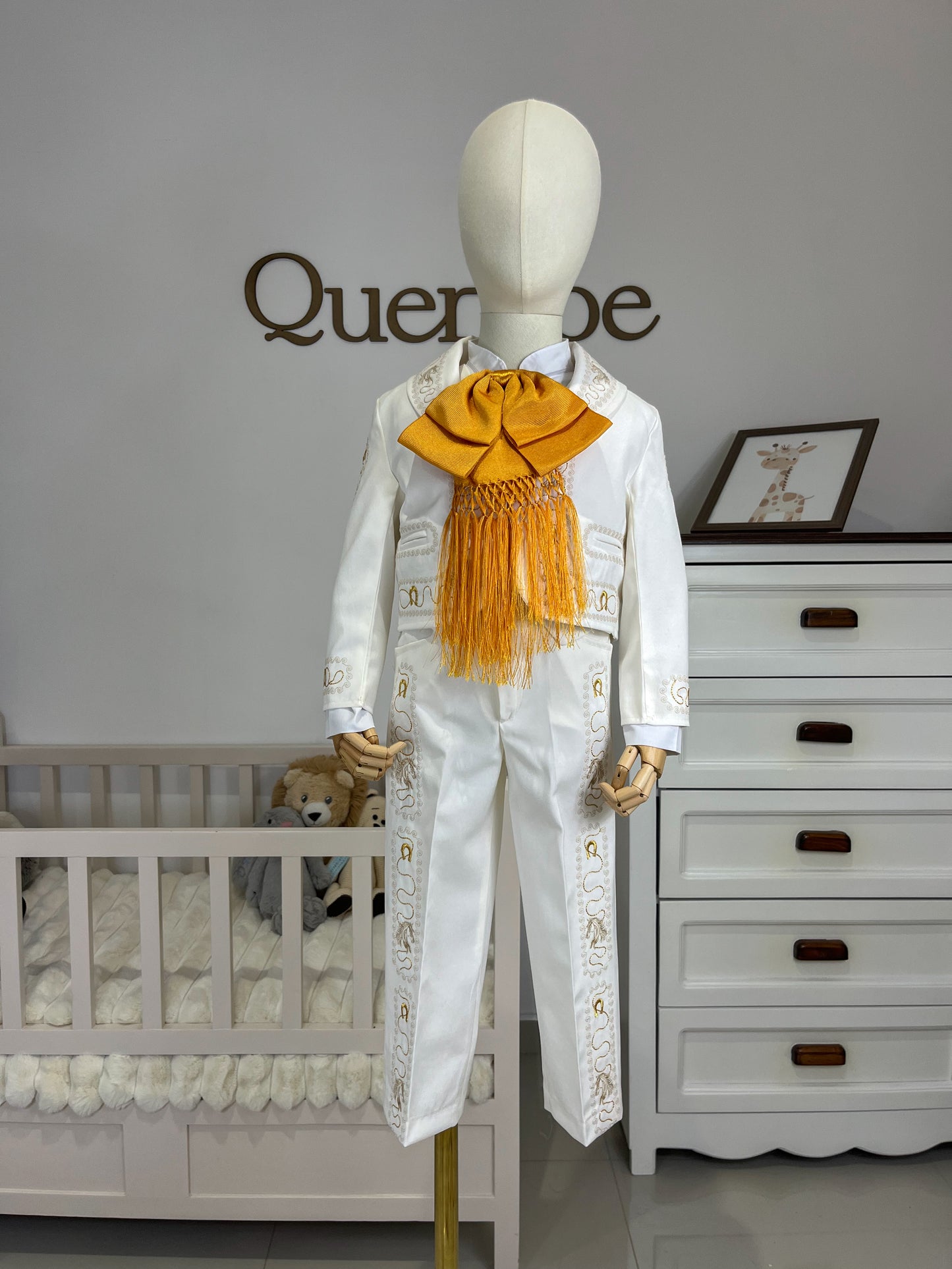 Traje Charro Mariachi Tafetan Caballo Niño Bebe