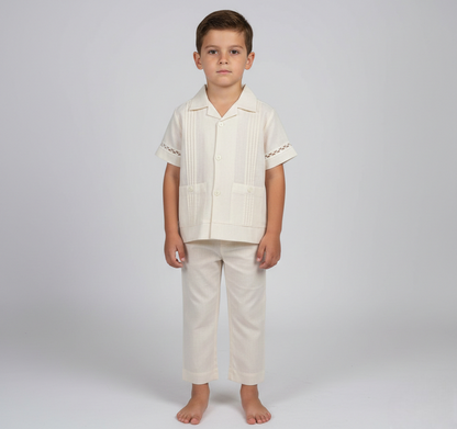 Conjunto Guayabera 53 sotach Niño Bebe