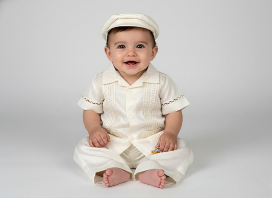 Conjunto Guayabera 53 sotach Niño Bebe