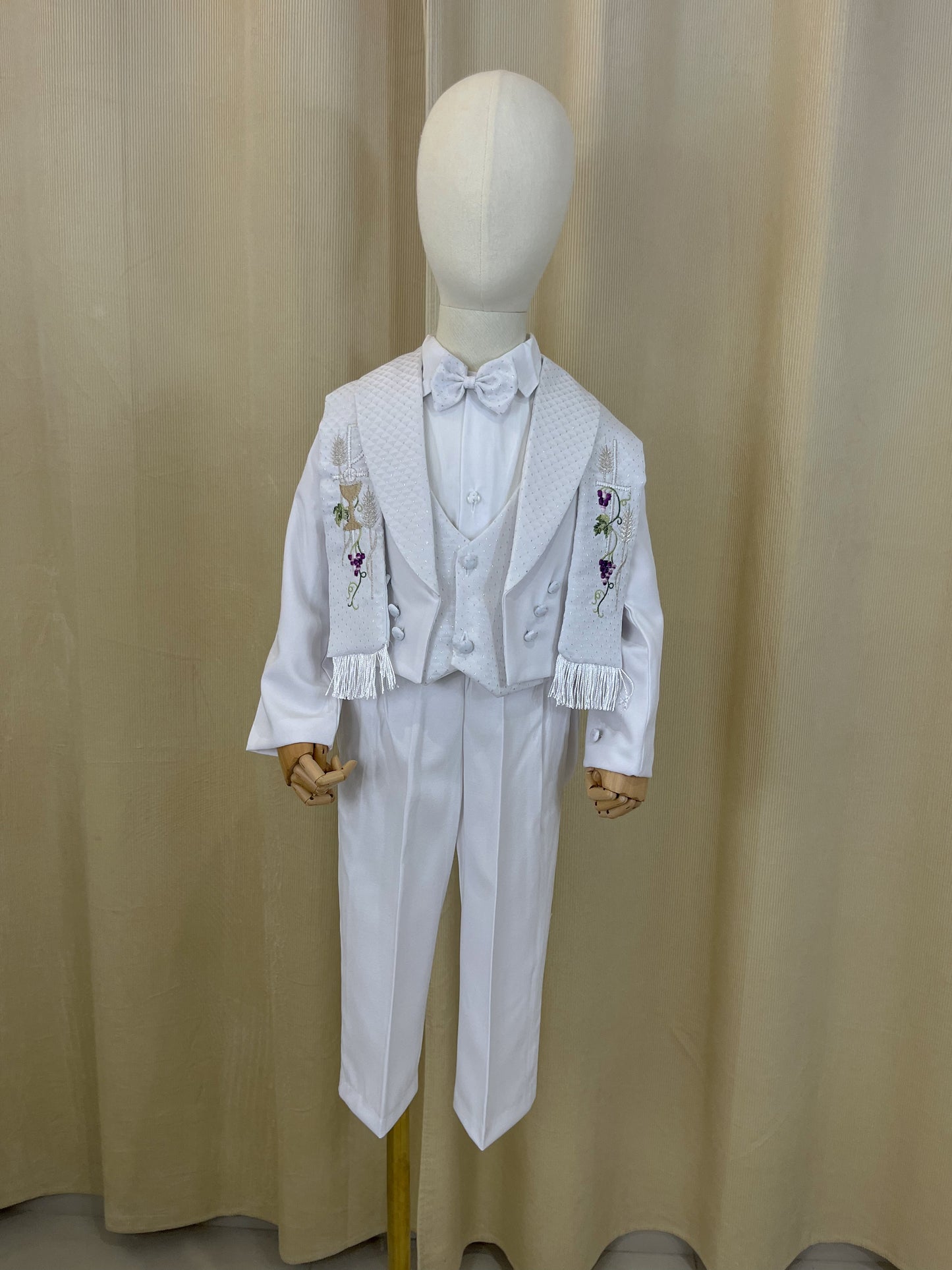 Conjunto Traje Formal con Estola 76 Niño Bebe