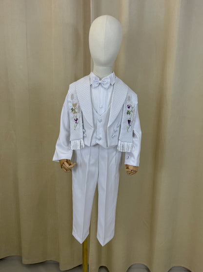 Conjunto Traje Formal con Estola 76 Niño Bebe