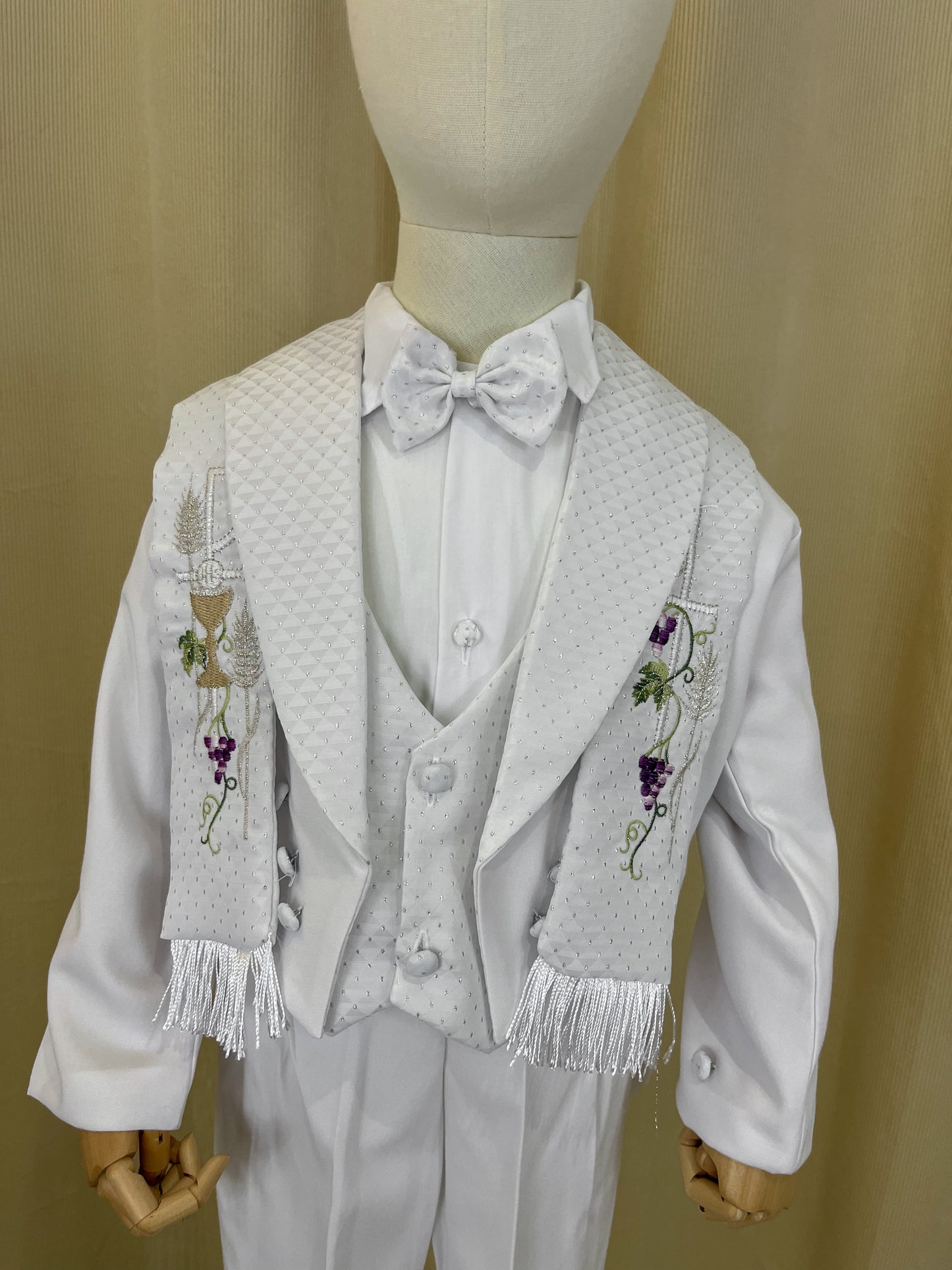 Conjunto Traje Formal con Estola 76 Niño Bebe