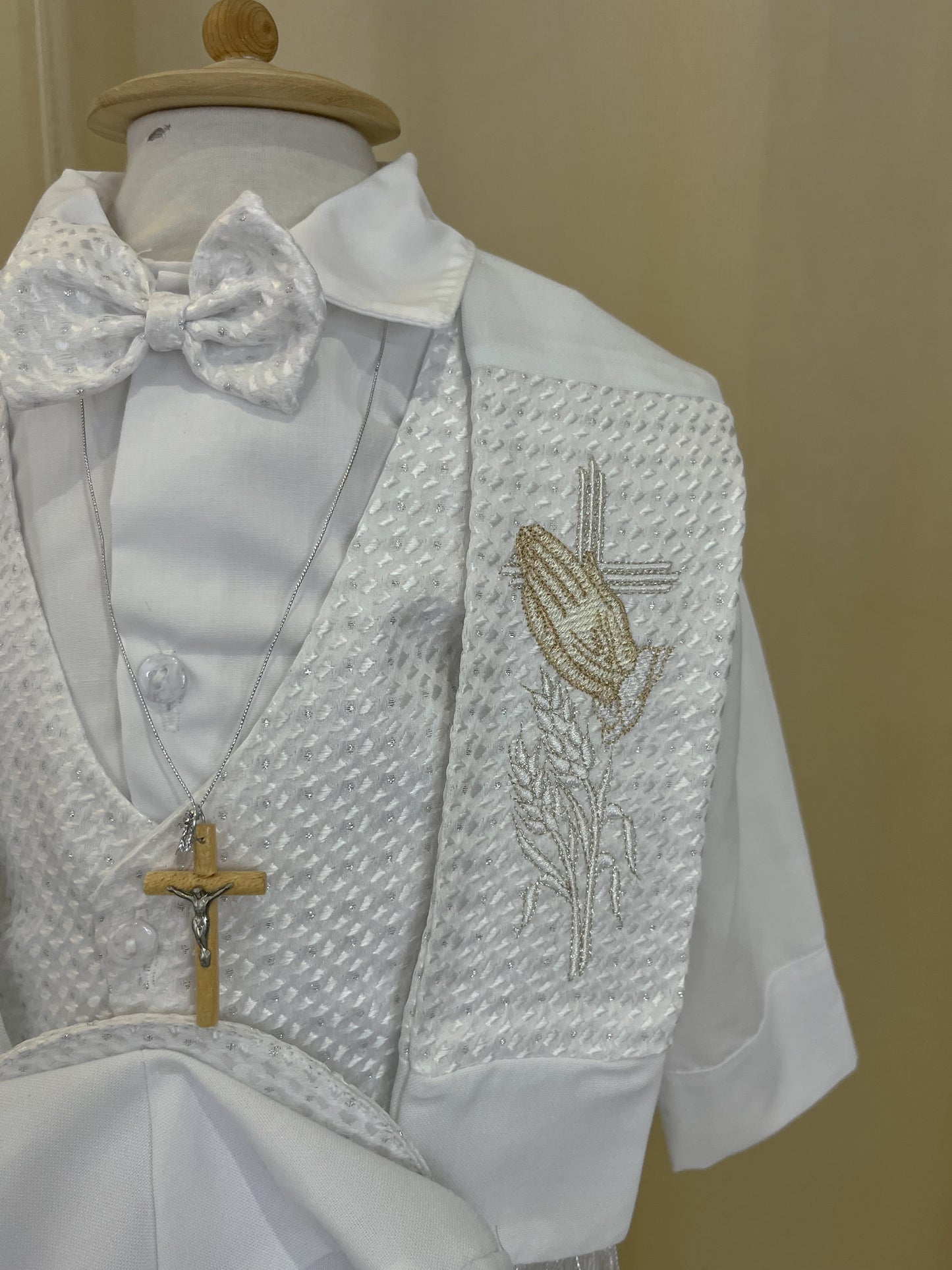 Conjunto Traje Formal con Estola 80-3 Niño Bebe