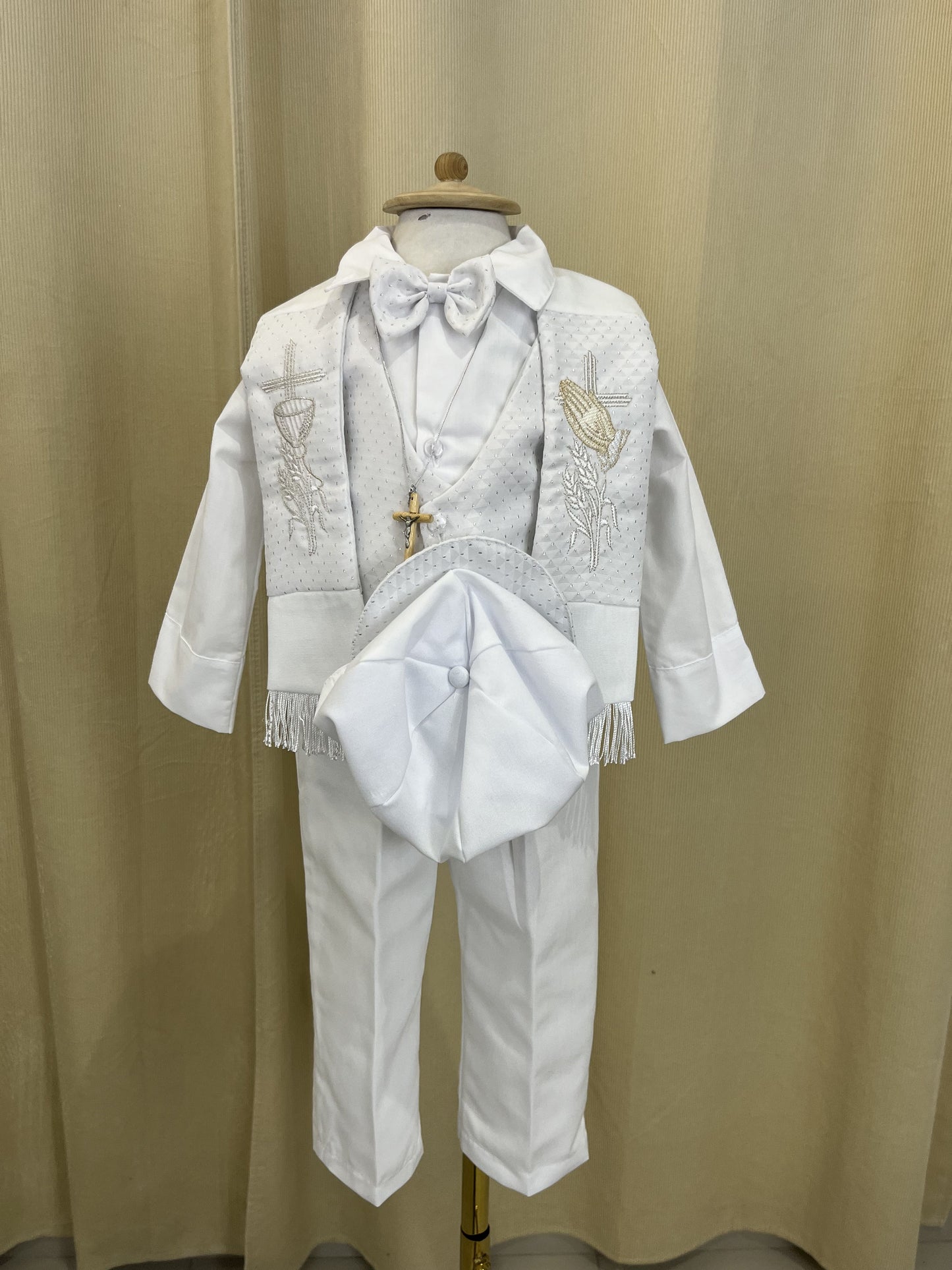 Conjunto Traje Formal con Estola 80-3 Niño Bebe