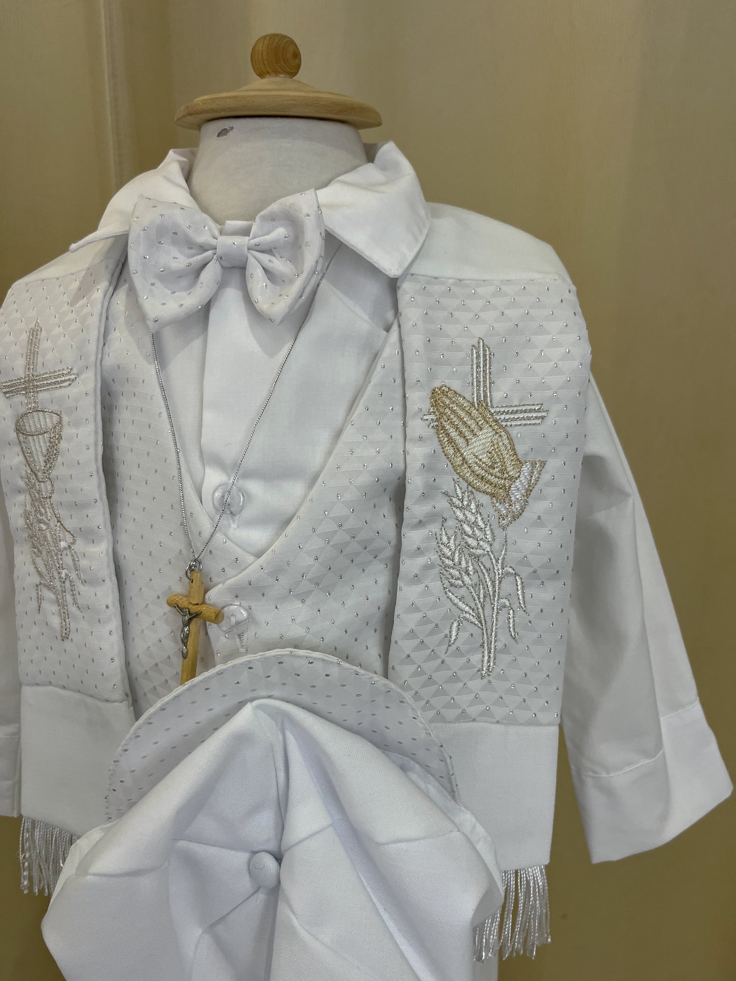 Conjunto Traje Formal con Estola 80-3 Niño Bebe