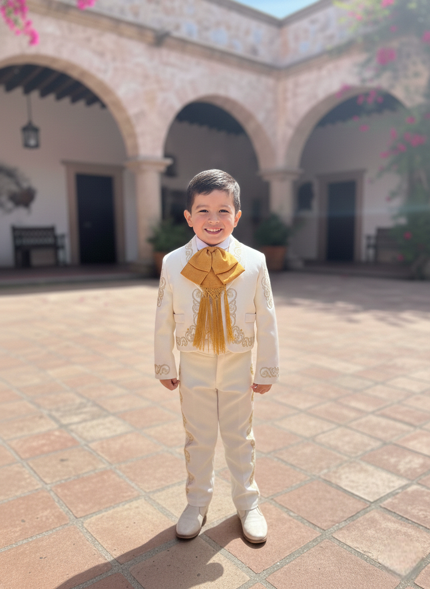 Traje Charro Mariachi Tafetan Niño bebe