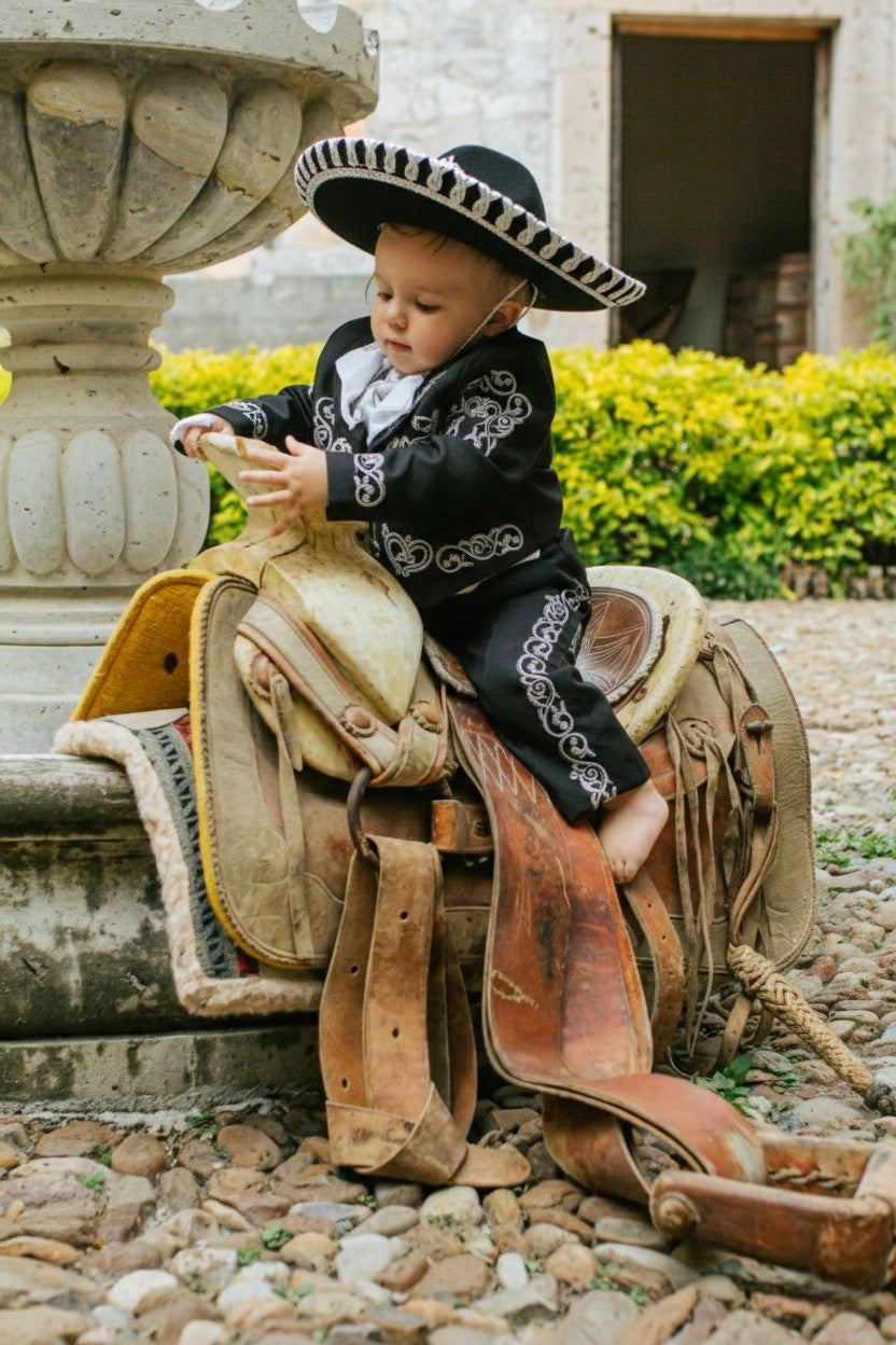 Traje Charro Mariachi Tafetan Niño bebe