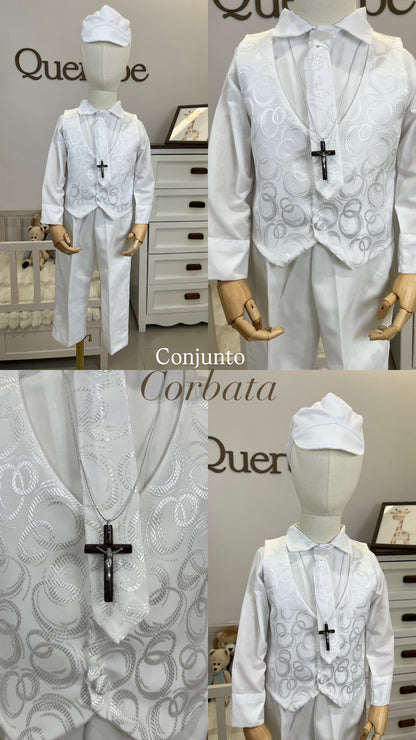 Conjunto Traje Formal con Corbata Niño Bebe