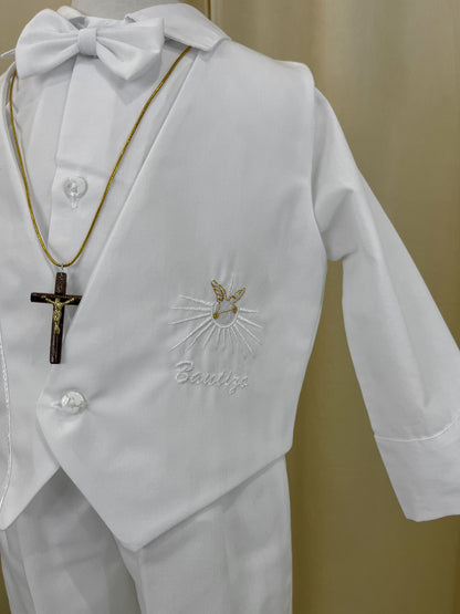 Conjunto Traje Formal con Chaleco sotach Niño bebe