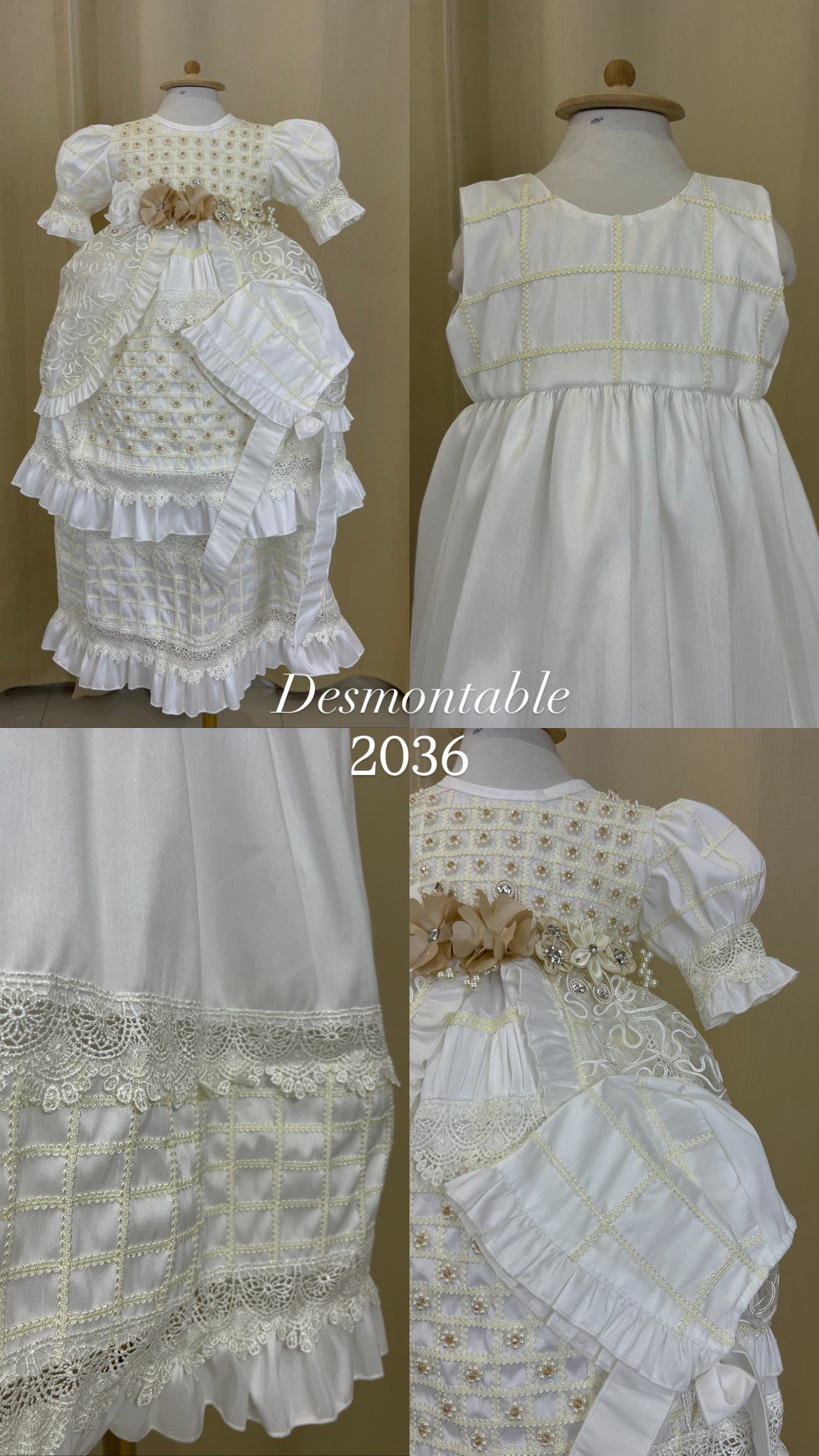 Ropon Desmontable 2036 Niña Bebe