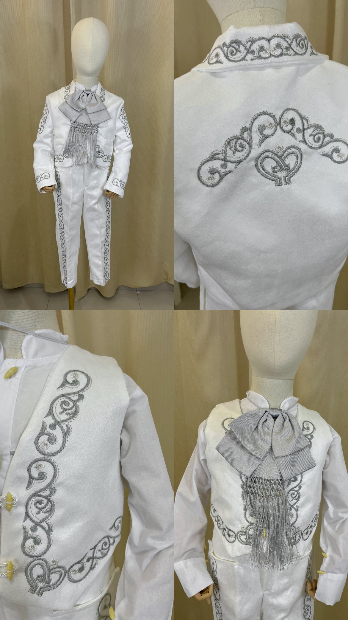 Traje Charro Mariachi Gamuza Niño Bebe