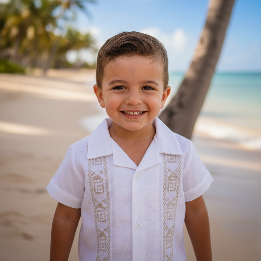 Conjunto Guayabera 115 Niño Bebe