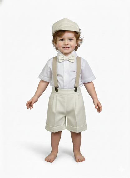 Conjunto Traje Tirantes Formal 117 Short Niño bebe