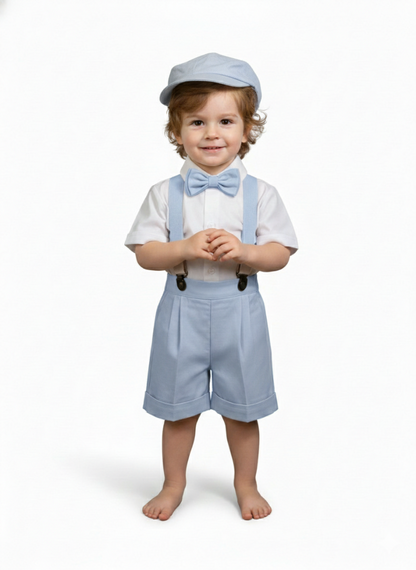 Conjunto Traje Tirantes Formal 117 Short Niño bebe
