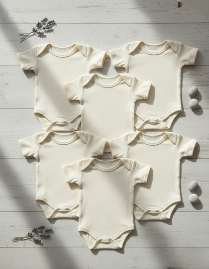 Set de 6 Pañaleros Body Bebe