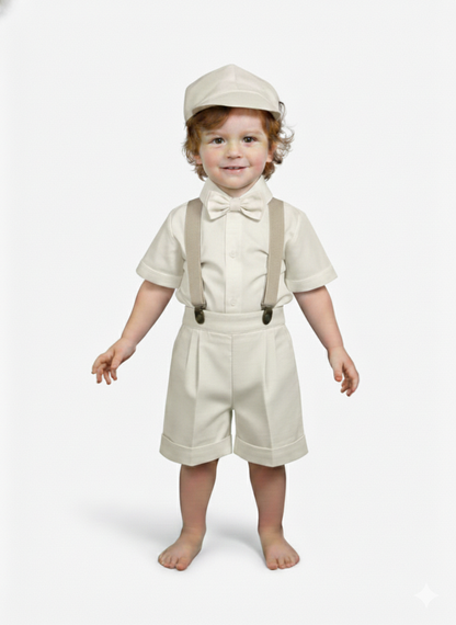 Conjunto Traje Tirantes Formal 117 Short Niño bebe