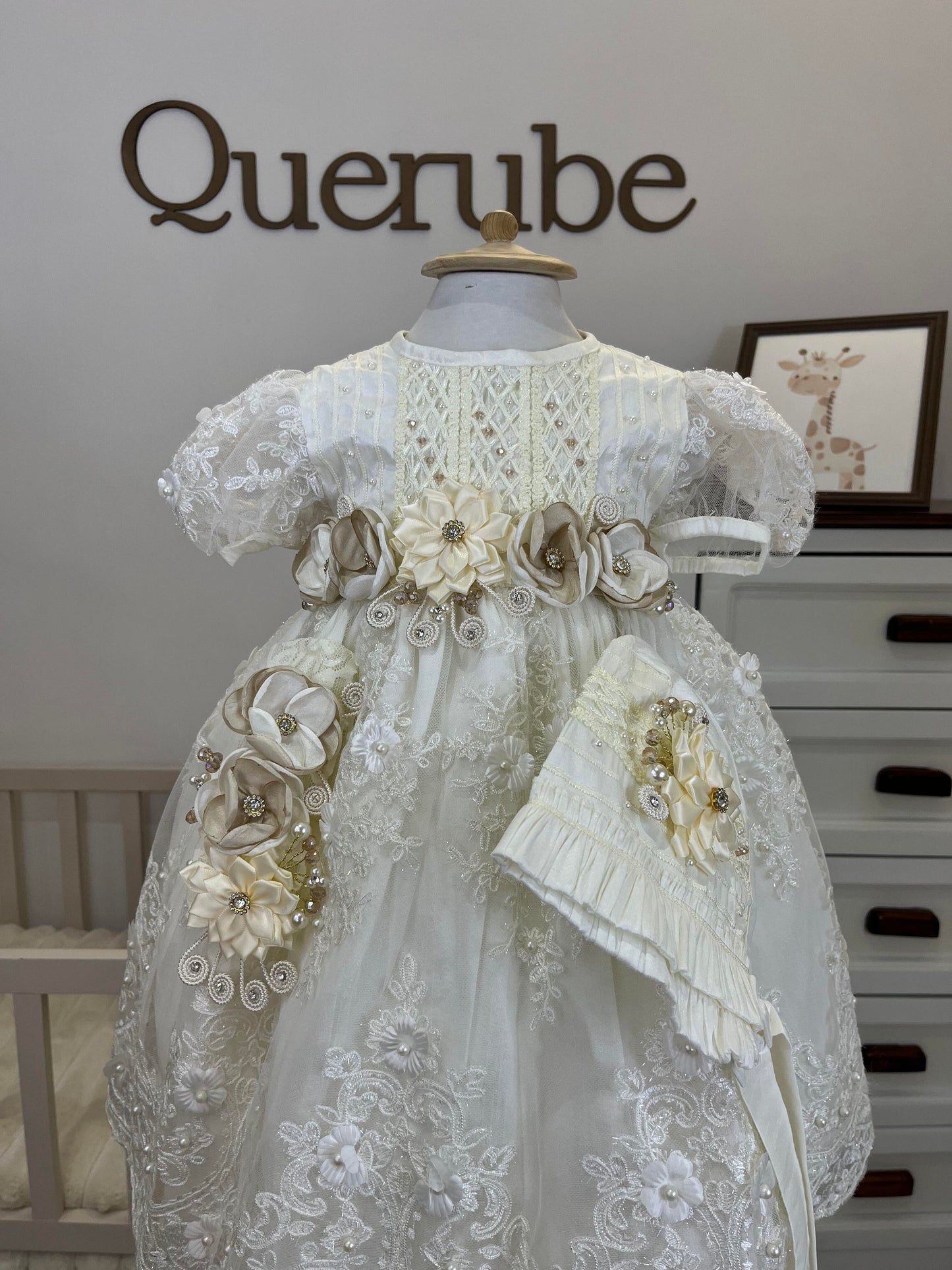 Ropon Desmontable 361 + Kit Bautizo Niña bebe