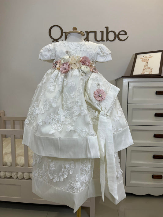 Ropon Desmontable 358 + Kit Bautizo Niña Bebe