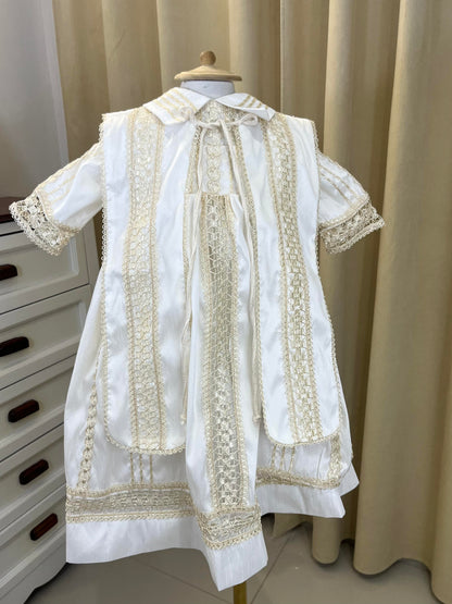 Ropon Bombacho Faldon Q005 Monaguillo +KIT bautizo Niño Bebe