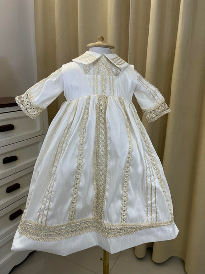 Ropon Bombacho Faldon Q005 Monaguillo +KIT bautizo Niño Bebe