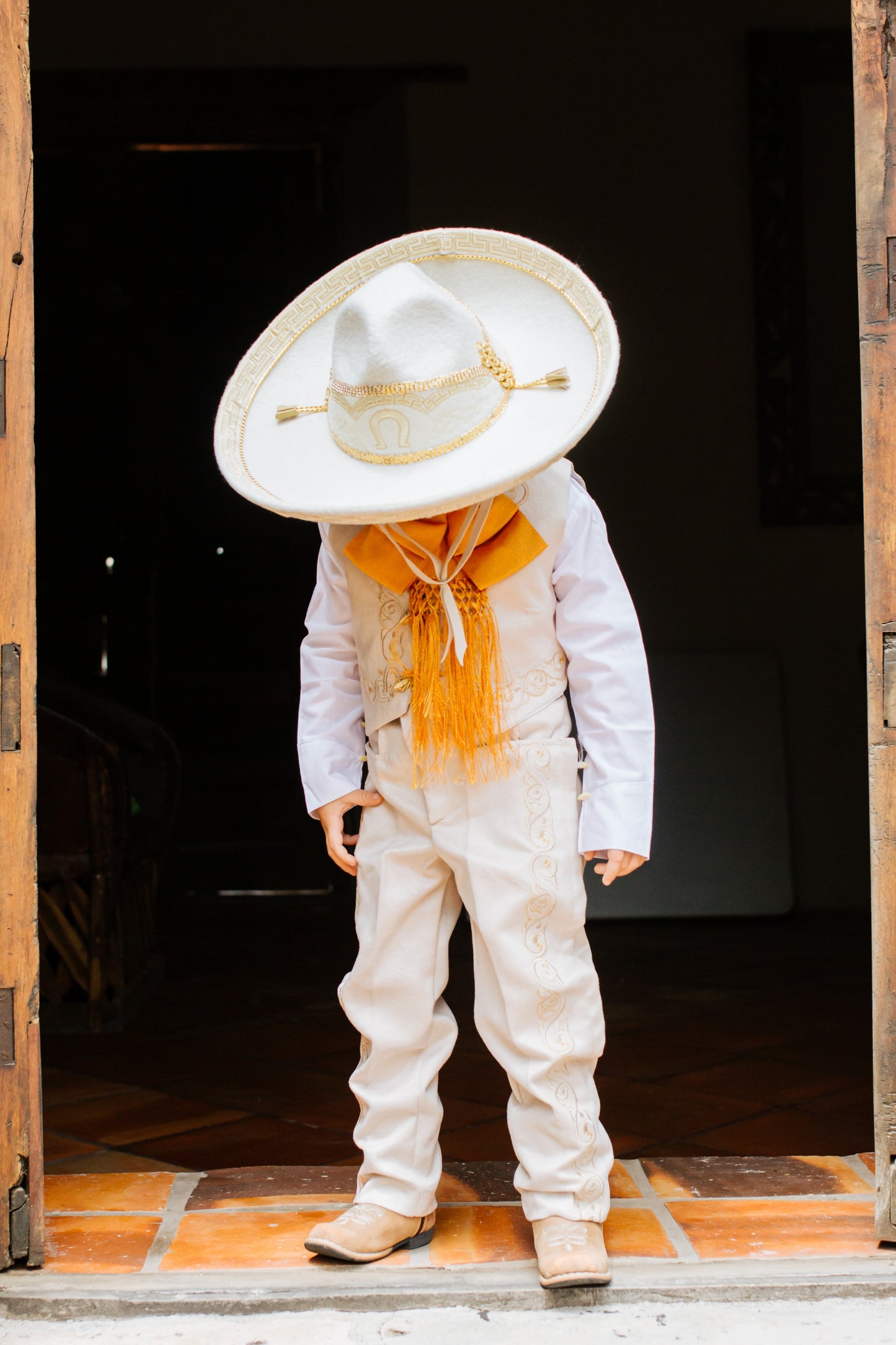 Traje Charro Mariachi Gamuza Niño Bebe