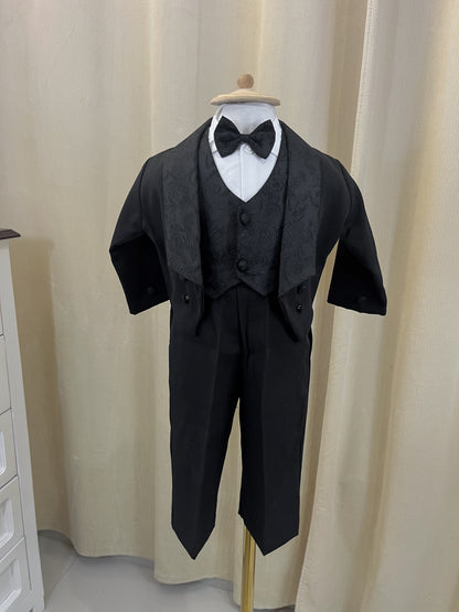 Conjunto Traje Formal Pingüino Rombo Niño Bebe