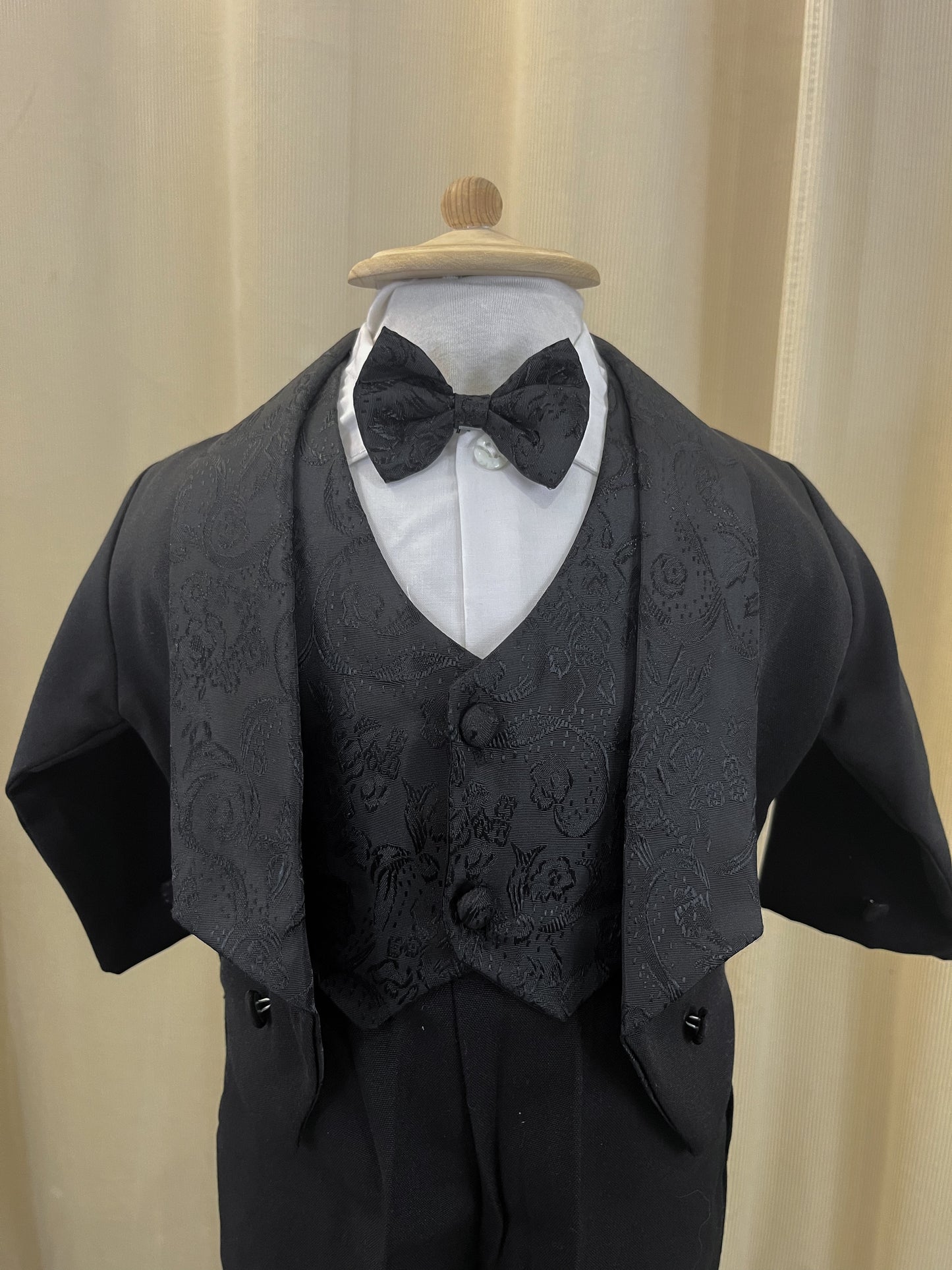Conjunto Traje Formal Pingüino Rombo Niño Bebe