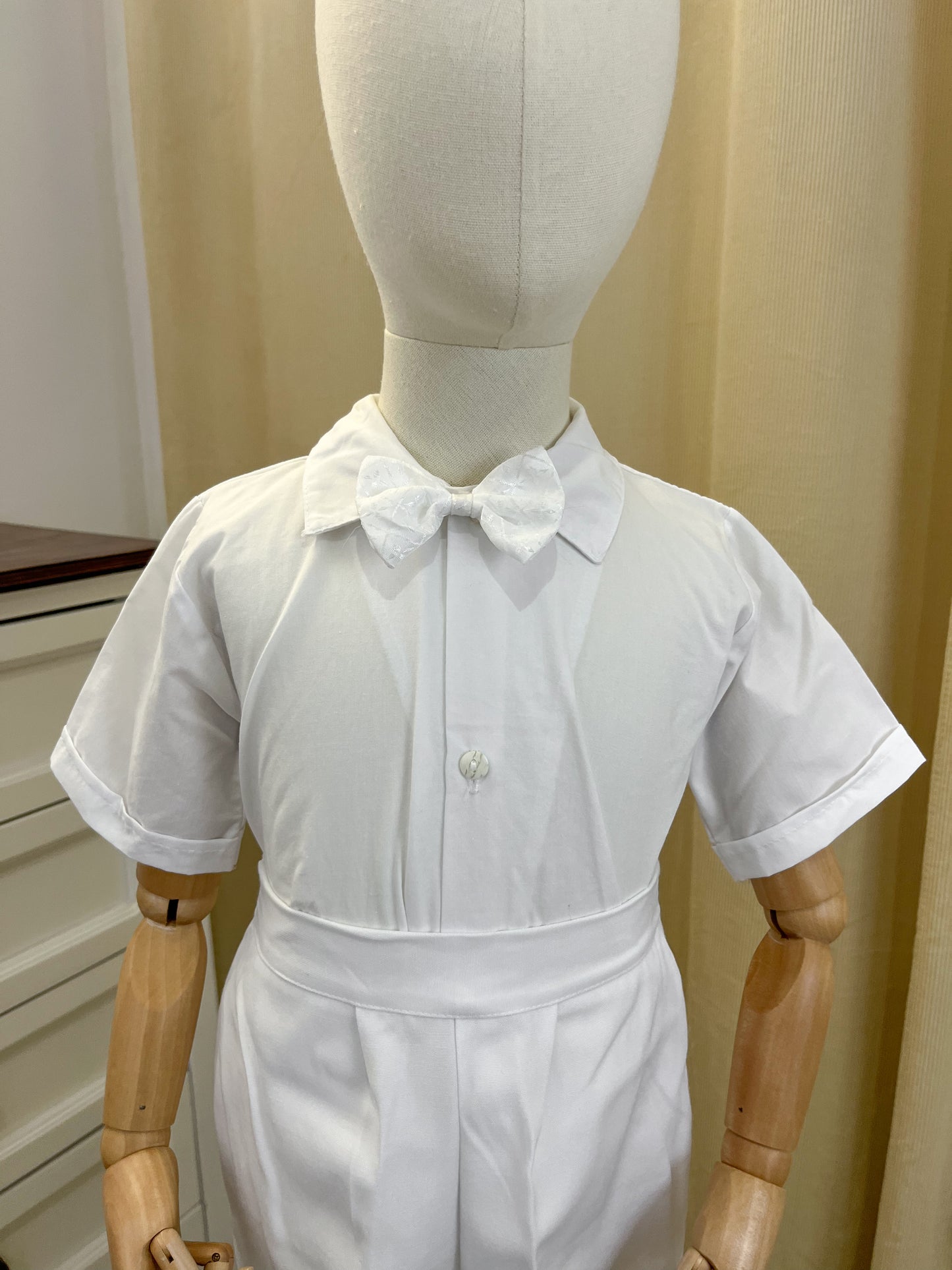 Conjunto Traje Formal Rombo con Estola Niño Bebe