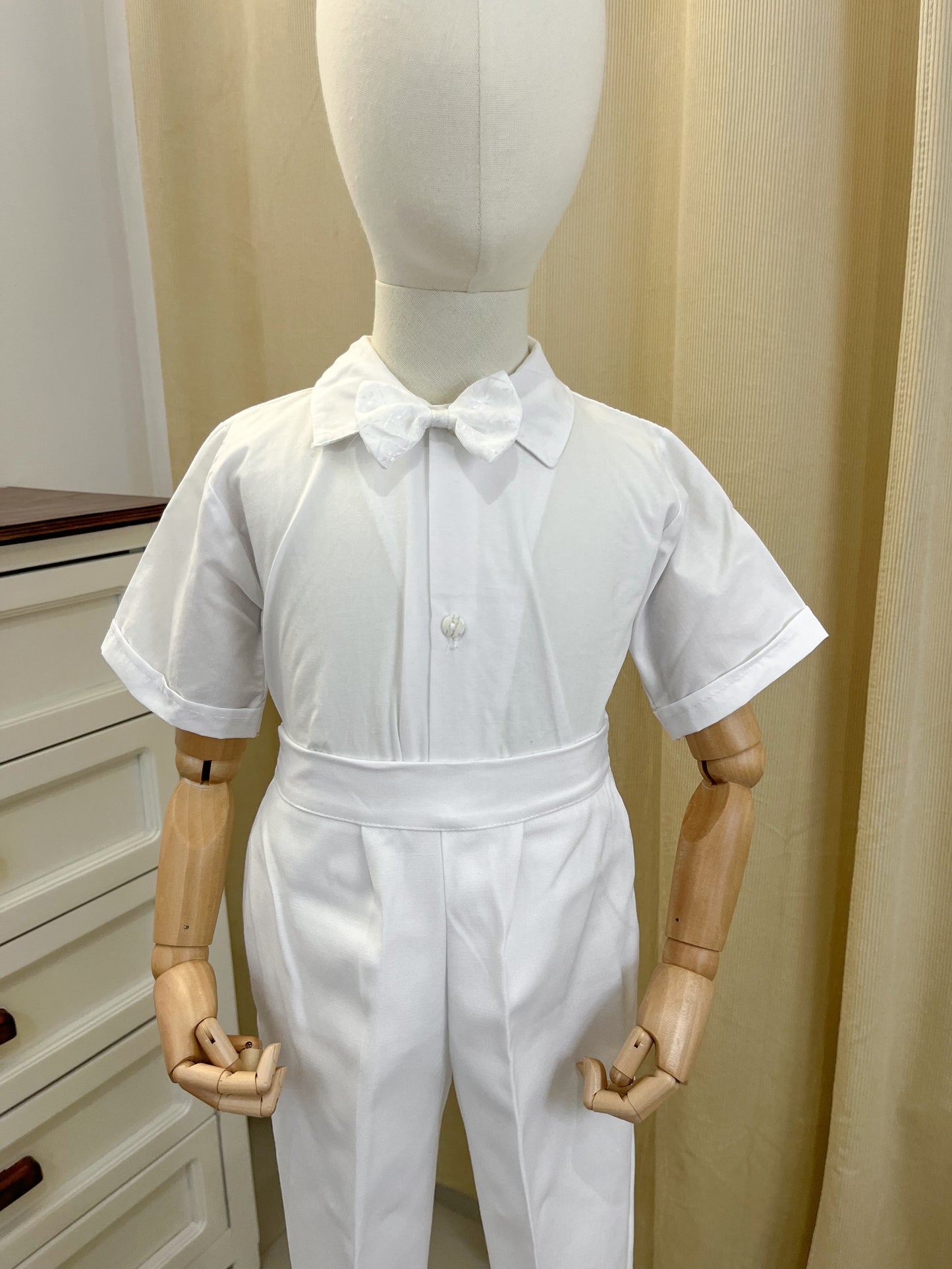 Conjunto Traje Formal Rombo con Estola Niño Bebe