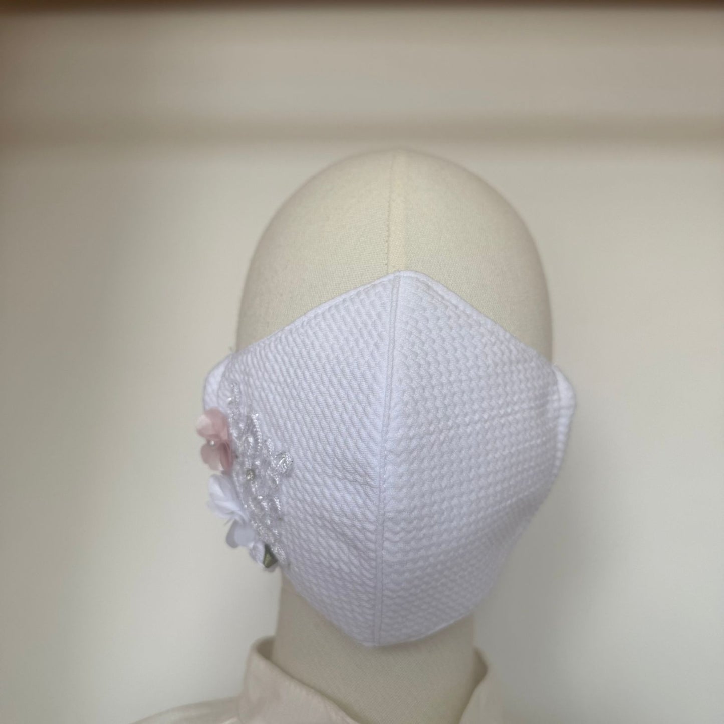 Cubrebocas Lavable Tergal con Adorno Niña