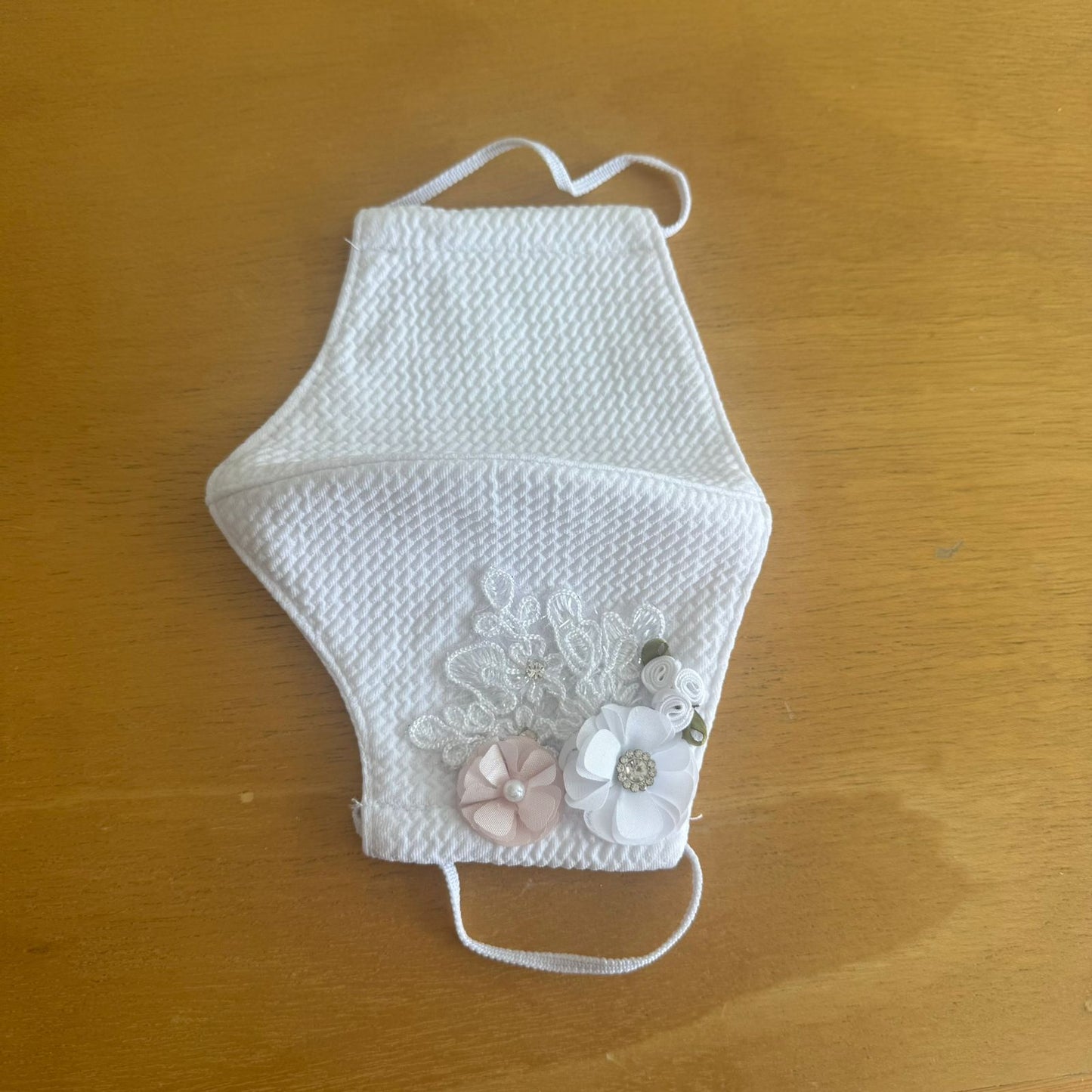 Cubrebocas Lavable Tergal con Adorno Niña