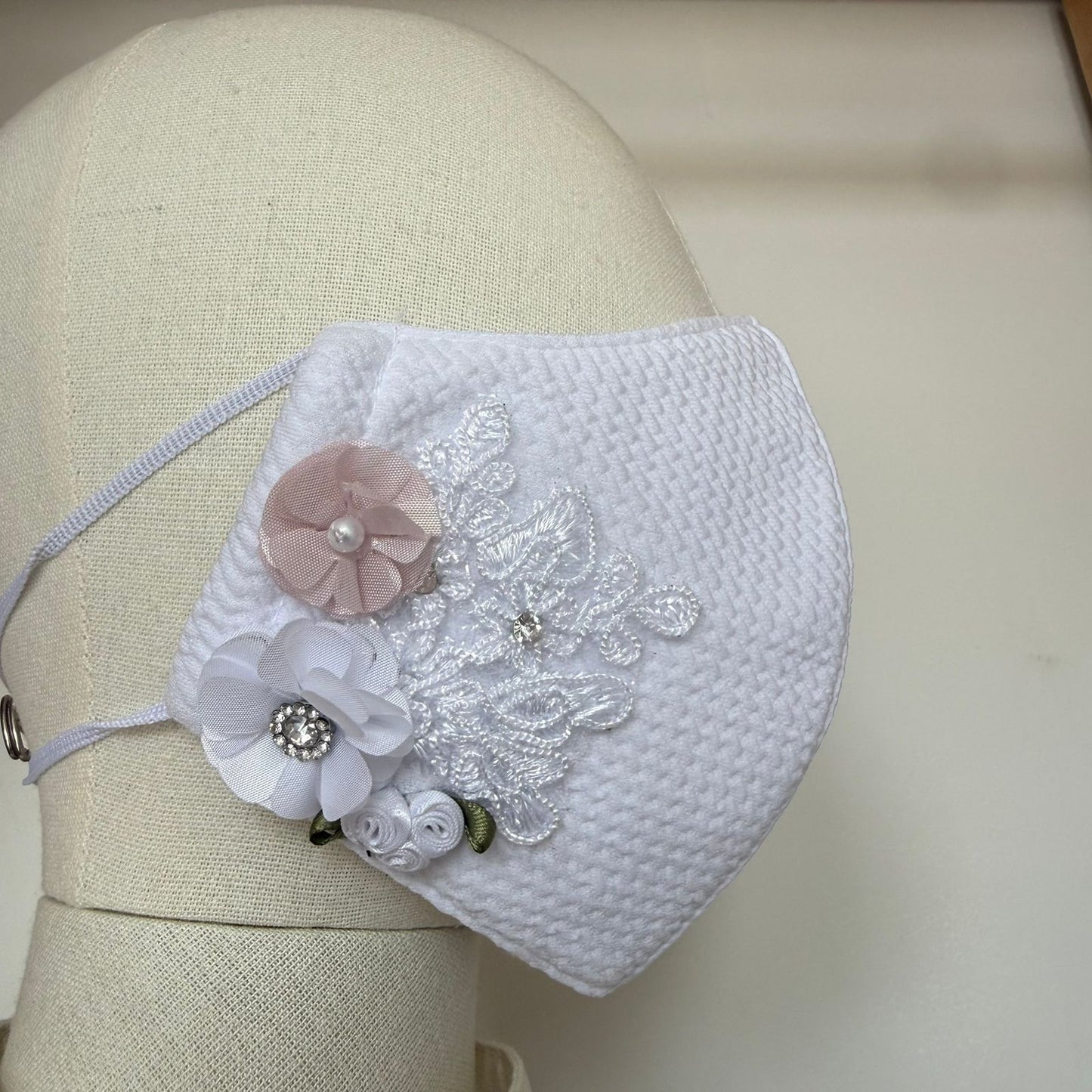 Cubrebocas Lavable Tergal con Adorno Niña