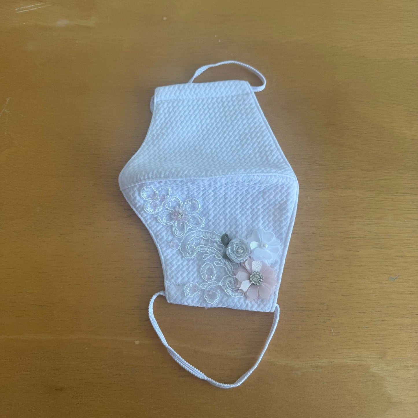 Cubrebocas Lavable Tergal con Adorno Niña