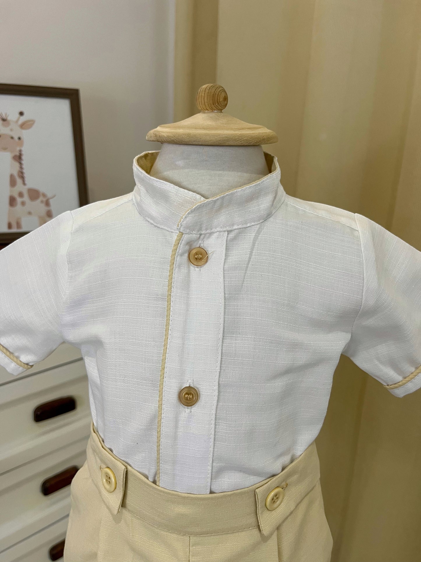 Conjunto Traje Tirantes Formal 534 Short Niño bebe